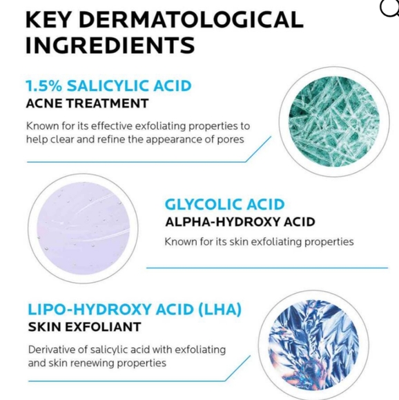 LA ROCHE POSAY EFFACLAR SALICYLIC ACID ACNE TREATMENT SERUM & CLEANSER - Picture 7 of 12